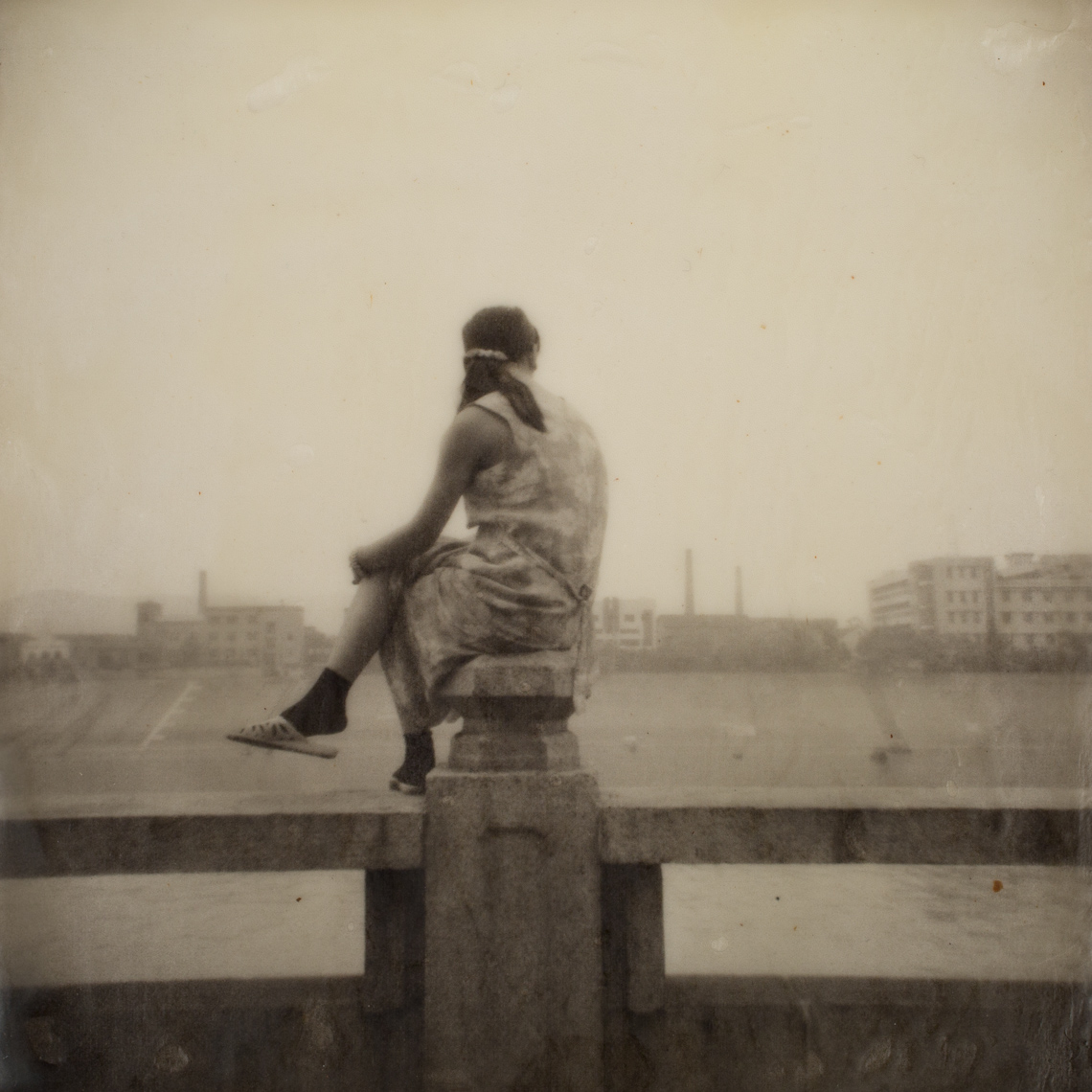Chongqing, Woman Watching River